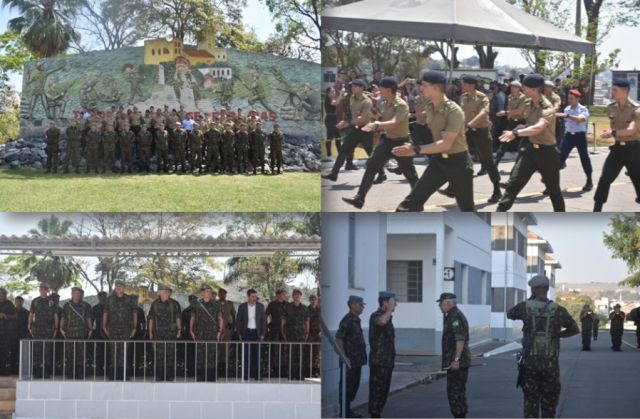 Visita do Comandante da 1ª Divisão do Exército ao encerramento do CBM